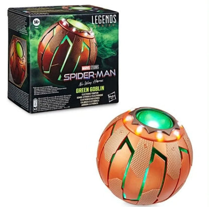 Green Goblin Anime Helmet Toy – Creative Cartoon Figure Ornament for Boys, Fun Collectible Birthday Gift for Classmates