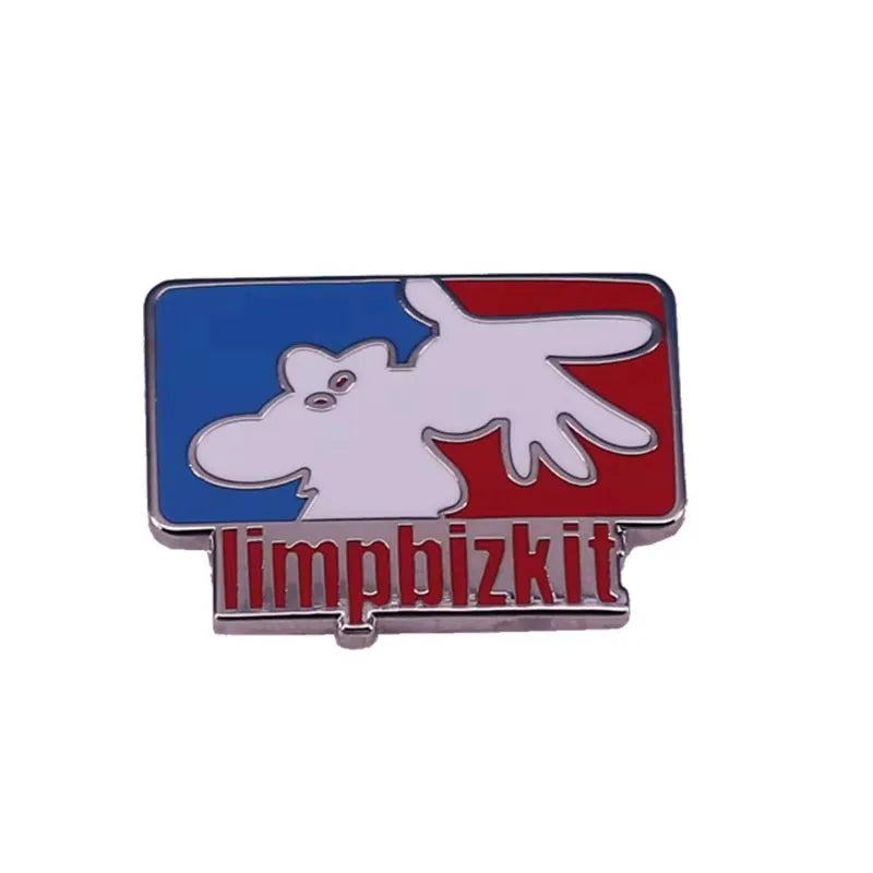 Worldwide Classic Band Logo Enamel Pin – Rap & Rock Music Badge for Hoodies, Backpacks, Decorative Accessories, Fan Gift