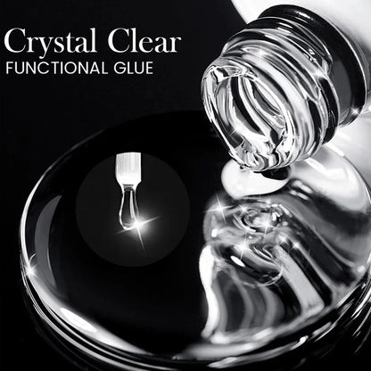 10ml Clear Builder Nail Gel – Strengthening Extension Gel & Base Coat in a Bottle, Soak-Off UV/LED Polish