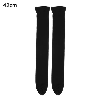 Women Black Opaque Tights - 120D Seamless Warm Nylon Footed Pantyhose Stockings For Winter And Autumn