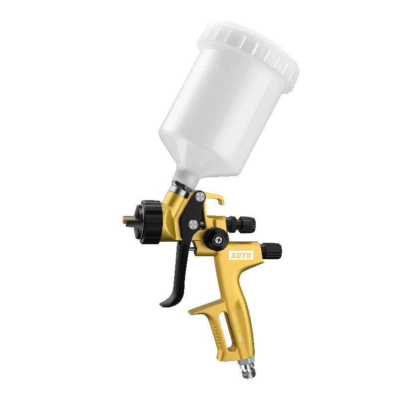 SUTU 1.3mm Nozzle Paint Spray Gun for Car & Furniture — High Atomization Air Paint Repair Airbrush Tool