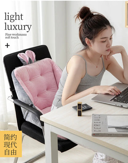 Soft Cartoon One-Piece Cushion – Super Soft Office & Car Seat Pillow for Students, Sedentary Comfort, Home Decor