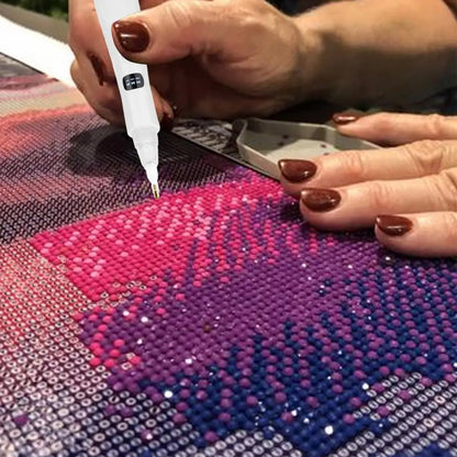 Wireless Diamond Art Pen – Rechargeable Wax-Free Tool with 3 Suction Modes for Precise DIY Diamond Painting