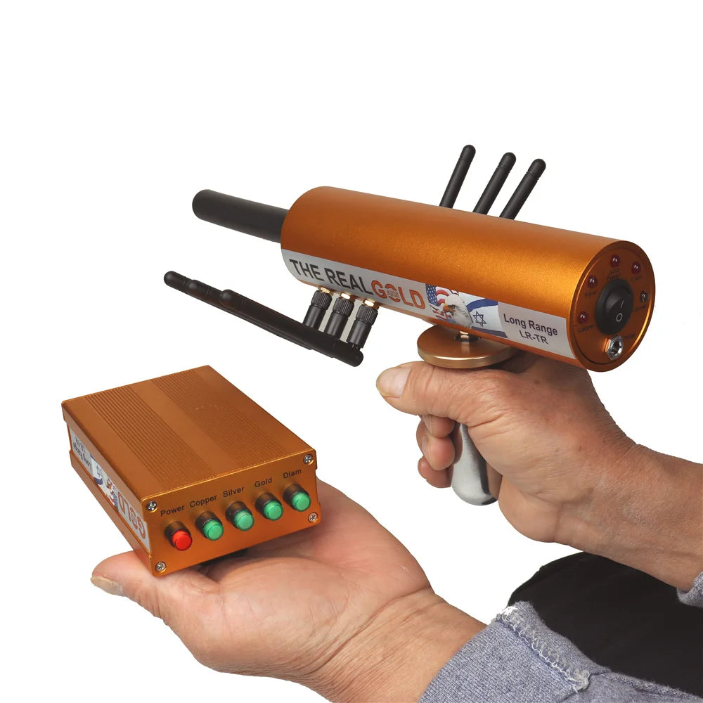 AKS 6-Antenna Underground Metal & Treasure Detector - Long-Range Gold, Silver, Copper & Gem Search Scanner