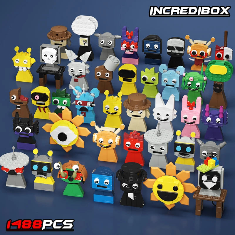 New Moc Incredibox Sprunki Building Blocks Toy – Horror Anime Music Game Gift for Birthday & Christmas   2/2