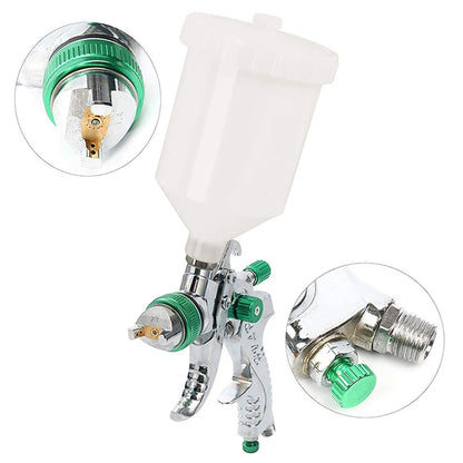 HVLP Professional Spray Gun – 1.4/1.7/2.0/2.5mm Steel Nozzle Gravity Gun for Car Paint | Portable DIY Spray Paint Kit