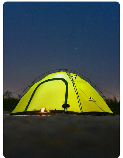 Naturehike 2024 New Camping Tent – Ultralight 2-Person Outdoor Tent, Large Space, Mosquito-Repellent, Quick Set for Beach & Hiking