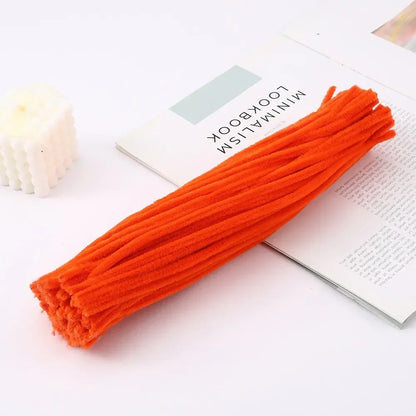 100/50PCS Chenille Stems Bulk – 22 Colors Pipe Cleaners for Kids’ Crafts, DIY Art Projects & Decorations (6mm x 12in)