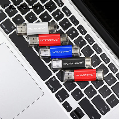 Type C OTG USB Flash Drive - High Speed USB 2.0 Memory Stick 4GB 8GB 16GB 32GB 64GB 128GB for Type-C Devices