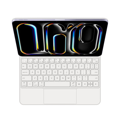 Backlit Magic Keyboard Case for iPad Pro 11/13" (2024 M4) & iPad Air M2 – Smart Folio Cover