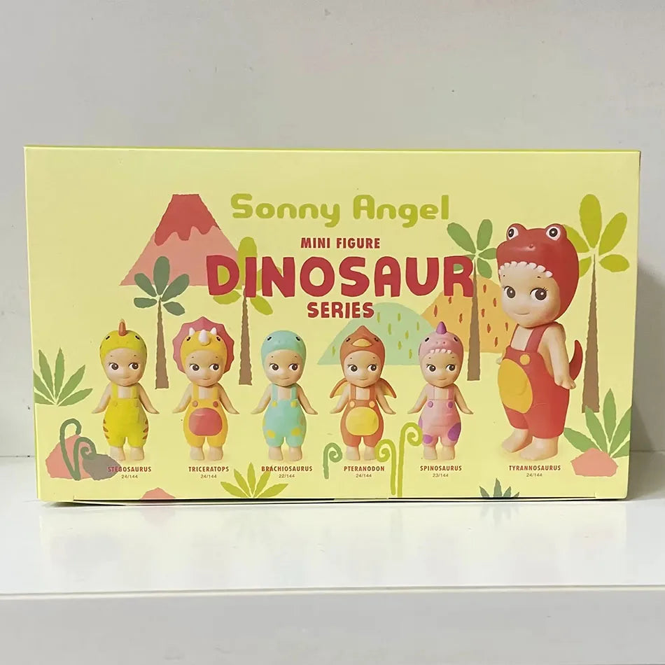 Sonny Angel Dinosaur Series – Cute Hippers Harvest Hippie Doll, Trendy Car Phone Ornament & Children's Toy Gift