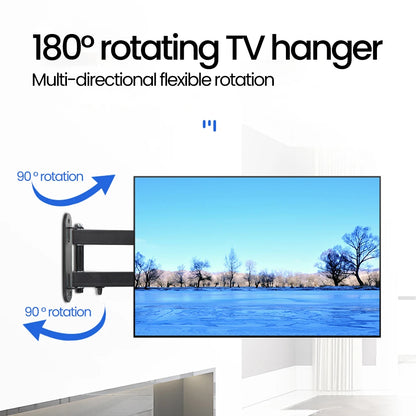 Universal Adjustable TV Wall Mount Bracket – Rotatable Holder for 14-32" LCD & LED Flat Panel Monitors