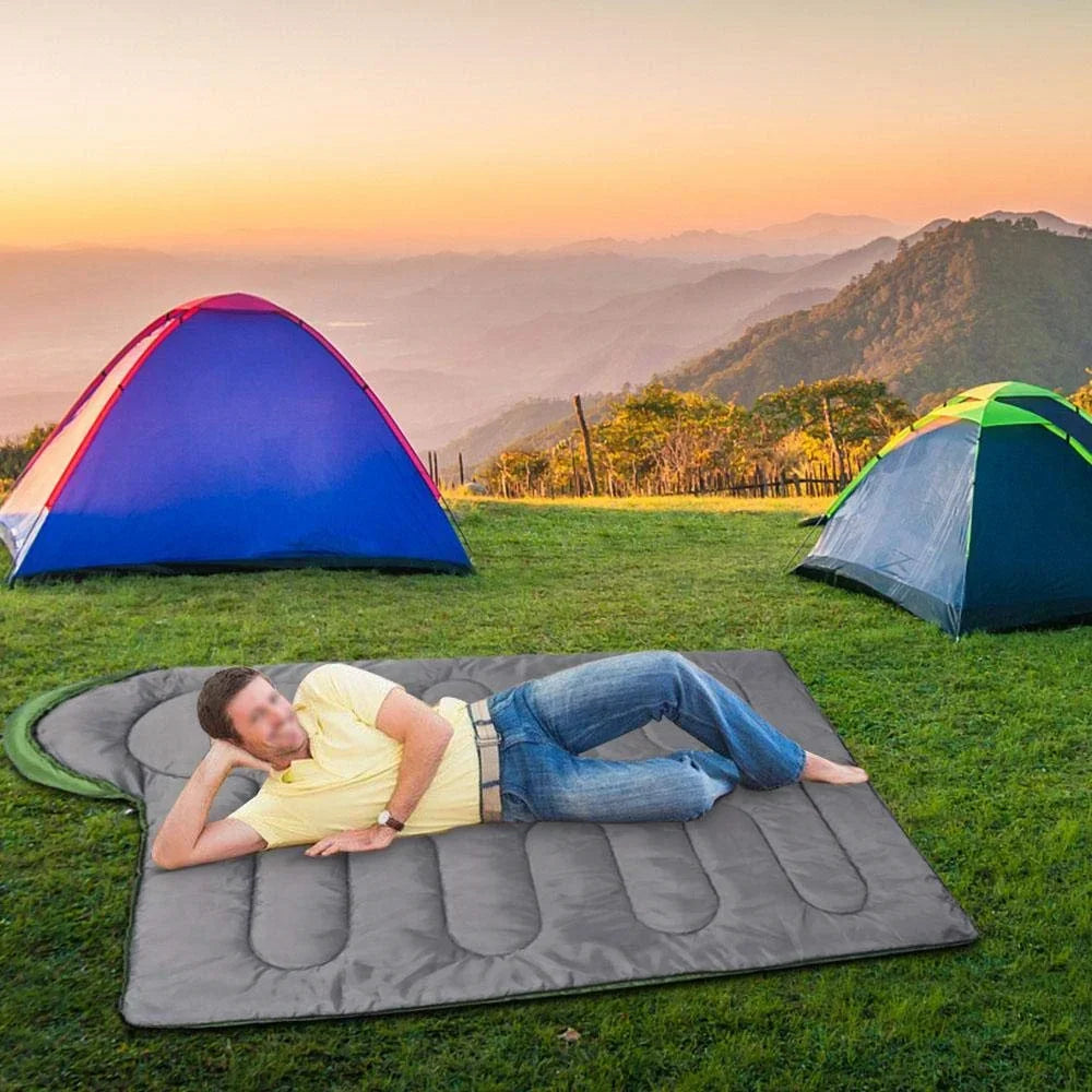 Ultralight Camping Sleeping Bag - Waterproof, 4-Season Warm Envelope for Backpacking, Outdoor Traveling & Hiking