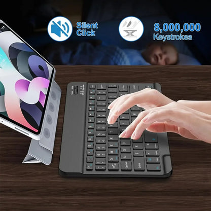 Bluetooth Keyboard for iPad & Tablets – Compatible with iPad 7–10th Gen, iPad Pro/Air/Mini, Samsung & Xiaomi