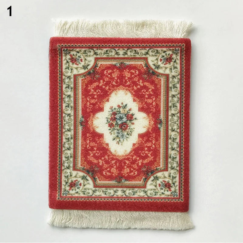 38cm Round Braided Tableware Mat – Washable, Anti-Slip, Heat-Resistant Dining Placemat and Drink Coaster for Home Decor