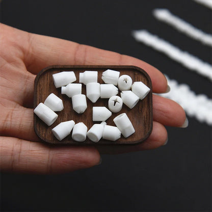 19PCS Mini Nozzle Set – Pottery Clay, Dessert, Food, and Toy Piping Tips for DIY Miniature Cakes