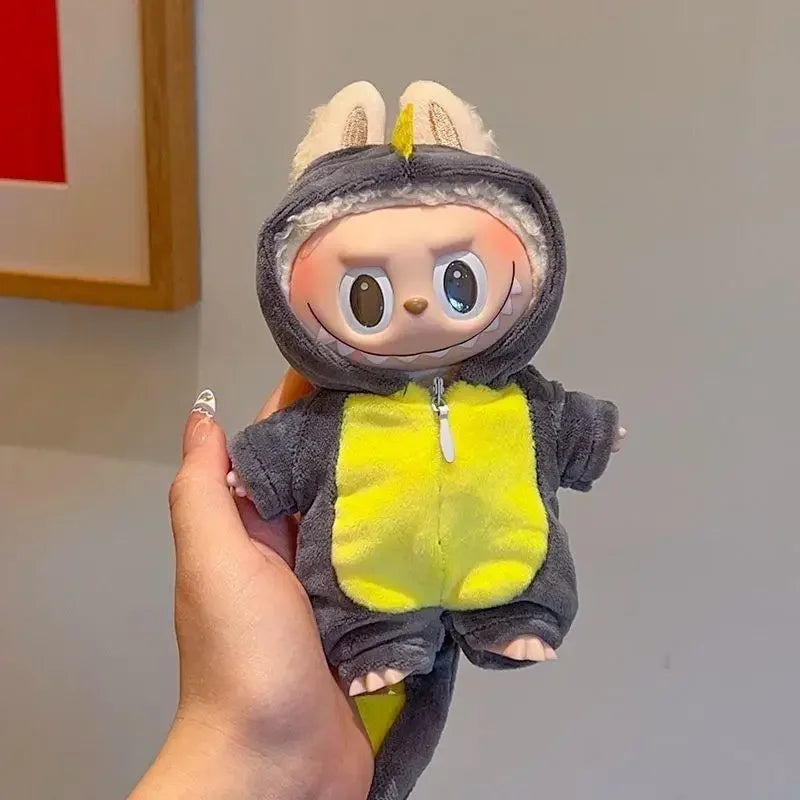 Dragon Monster Onesie for Labubu V1/V2/V3 – Baby Dinosaur Costume Outfit