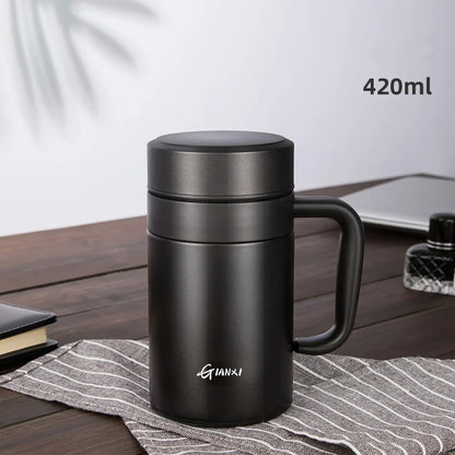 Large Capacity Stainless Steel Vacuum Flask Heat Preservation Insulated Household Cup