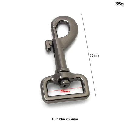 Auto-Locking Dog Leash Carabiner Clip – Swivel Rotating Ring Pet Hook for Outdoor Walking, Keychain & Pet Accessories