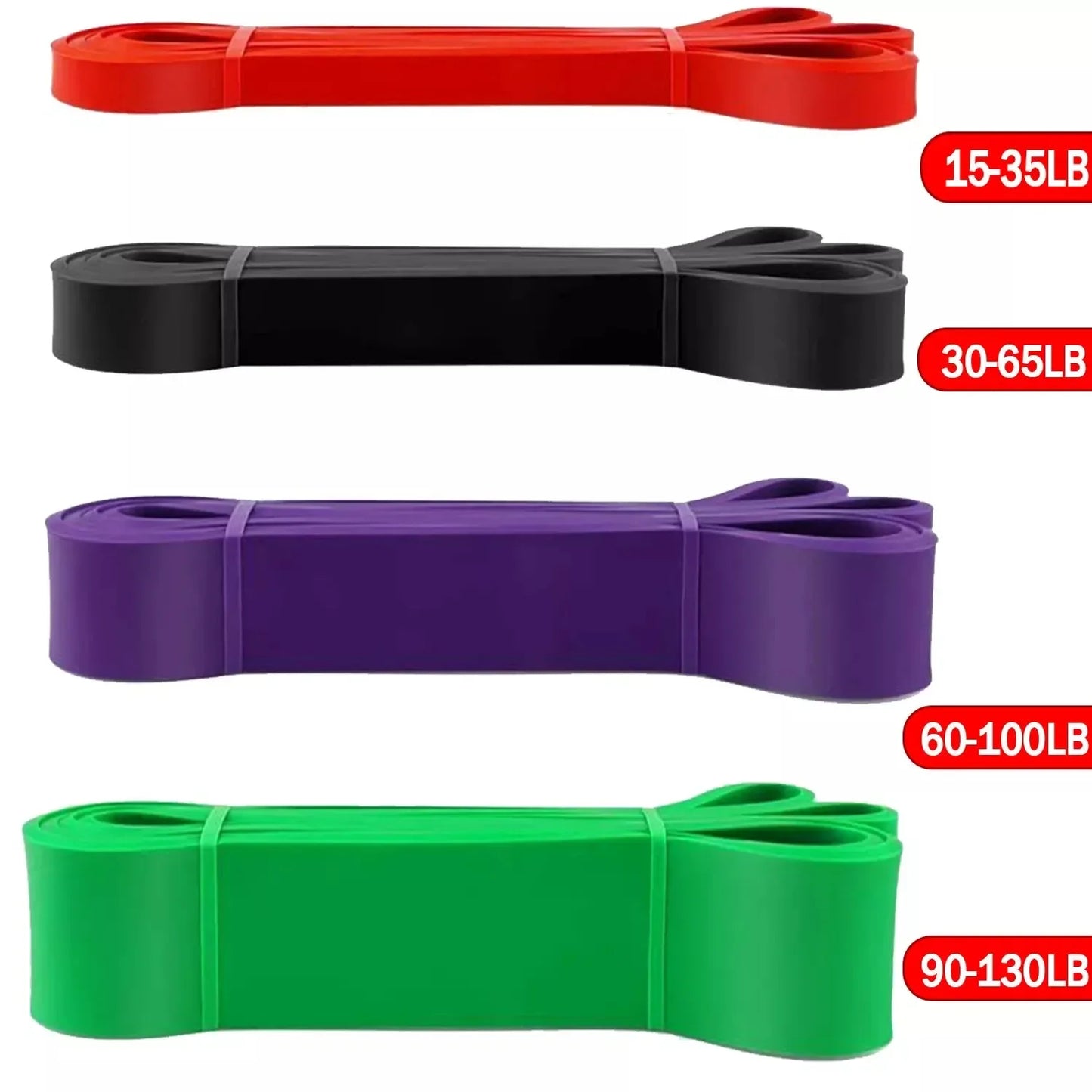 5-120lbs Fitness Resistance Band – Boxing, Agility, Yoga & Pilates Training Equipment for Home Gym