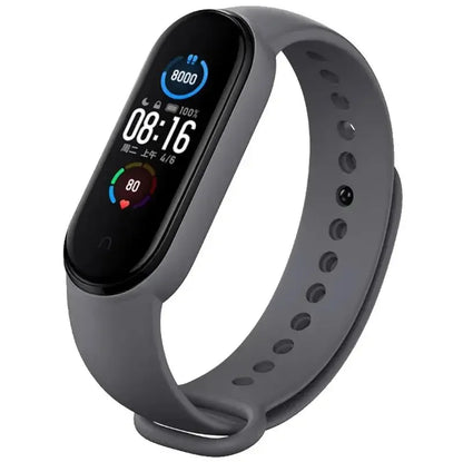 Silicone Watch Strap for Xiaomi Mi Band - Adjustable Replacement Wristband for Mi Band 3 4 5 6 7 Smartwatch