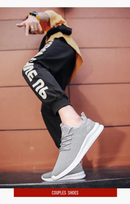 2022 Men’s Sneakers — High-Quality Breathable Gym & Casual Walking Shoes, Lightweight Plus-Size Footwear Zapatillas Hombre