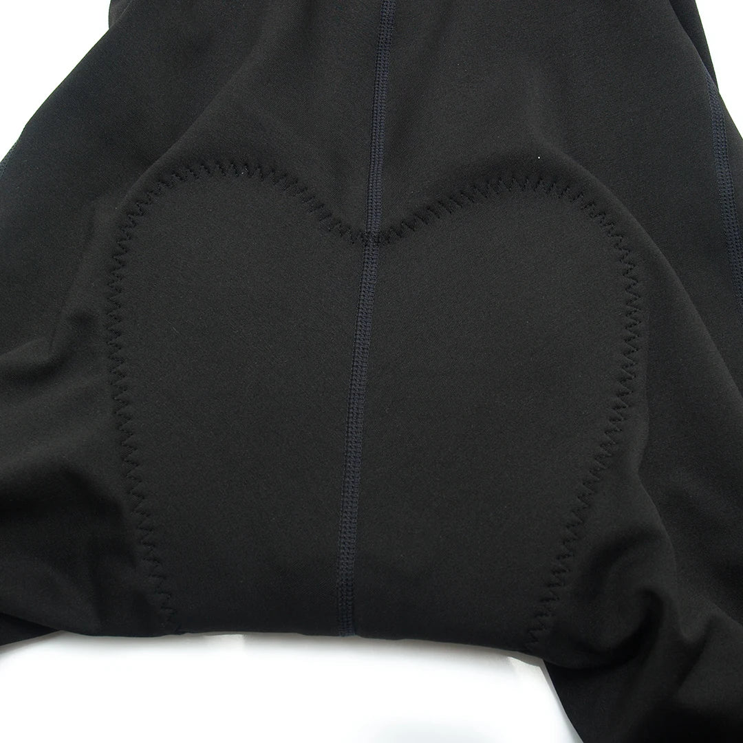 YKYWBIKE Men's Thermal Fleece Cycling Bib Tights – Warm Road Bike Pants for 5-15°C Riding