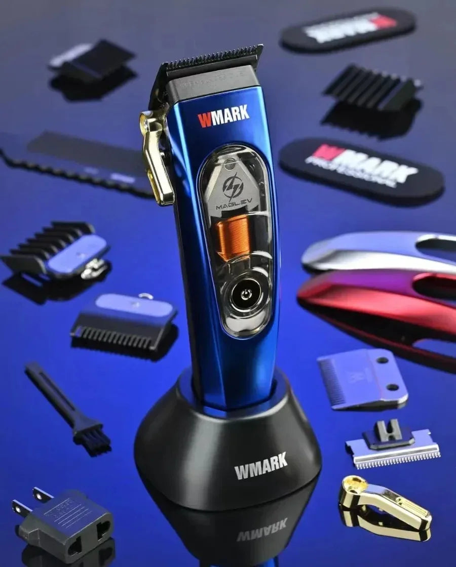 WMARK NG-9004 Hair Clipper for Men – 10,000 RPM MAGLEV Motor, Cordless Rechargeable Trimmer with Base