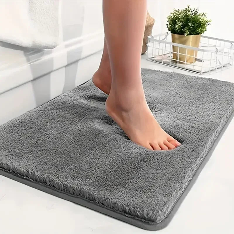 Anti-Slip Bathroom Floor Mat – Water-Absorbent Bath Rug for Home Decoration