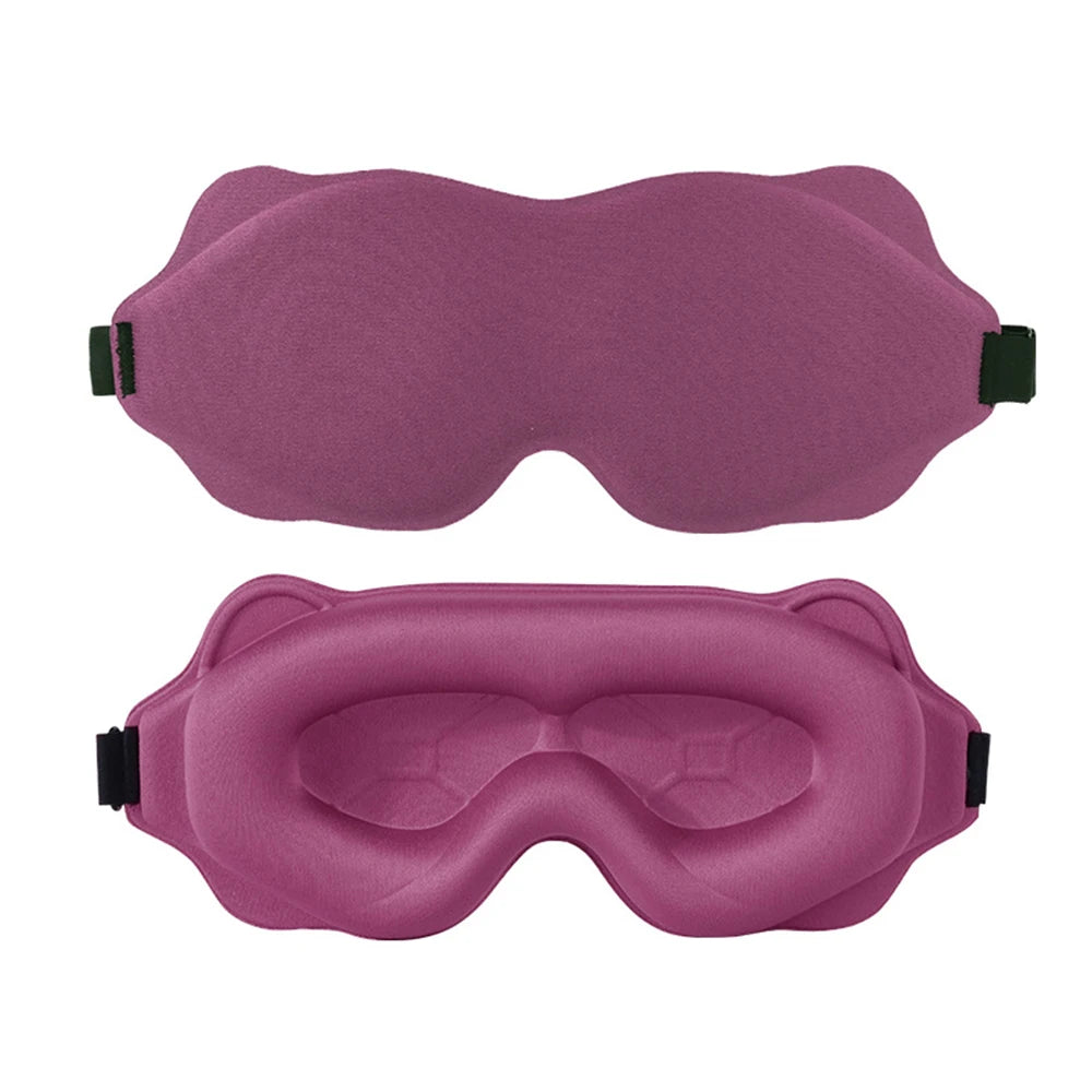 3D Sleeping Eye Mask — Soft, Breathable Travel Eyeshade for Night Sleep, Light Blocking & Sleeping Aid