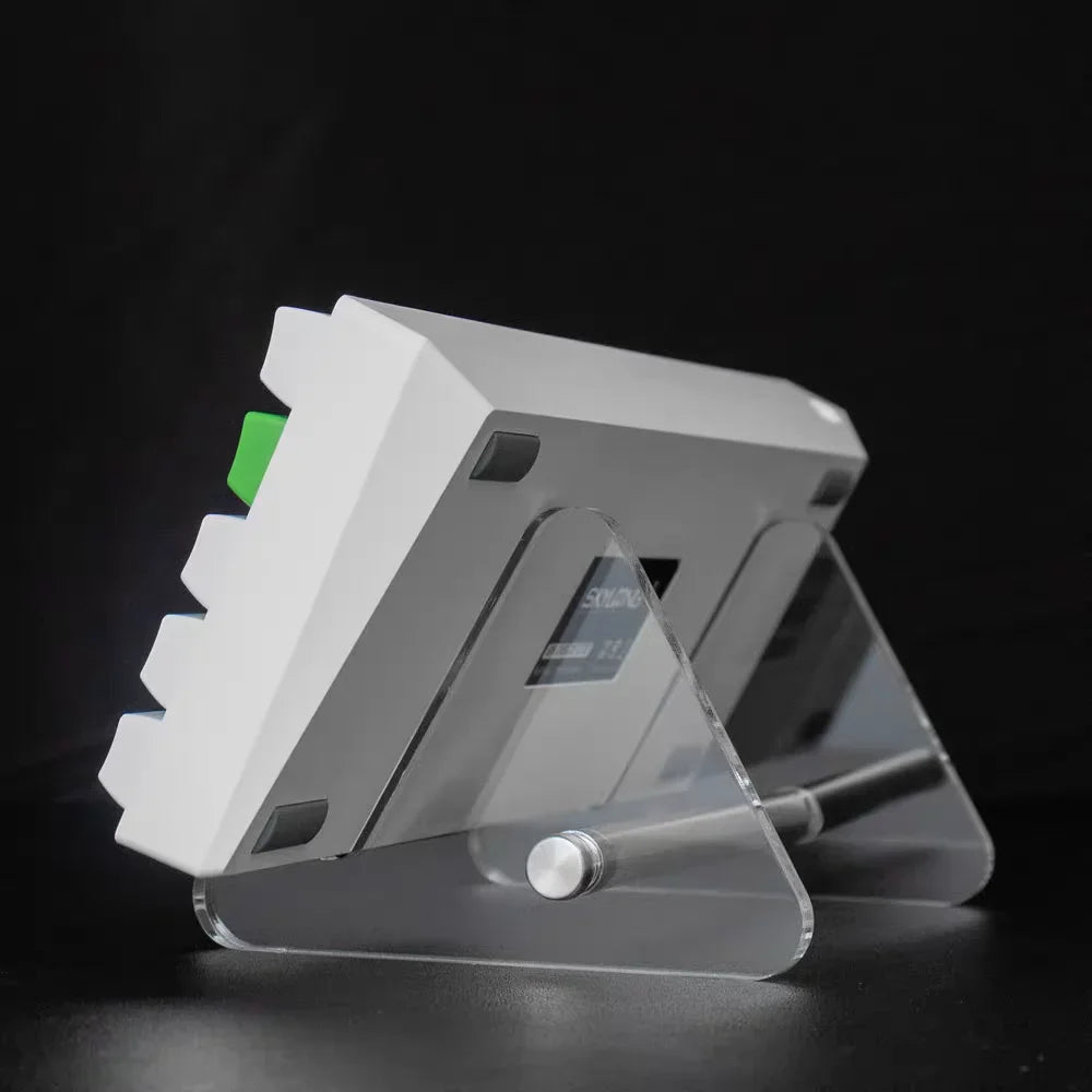 Transparent Acrylic Mechanical Keyboard Display Stand – Computer Keyboard Holder Layer Rack & Storage Tray for Desk Organization