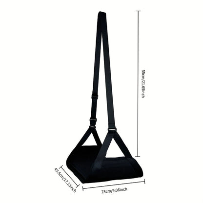 Travel Rest Hammock - Portable Footrest for Office, Train & Airplane Seats