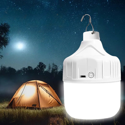 Portable USB Rechargeable LED Pendant Light – High Brightness Waterproof Outdoor Camping, Fishing & Emergency Lamp