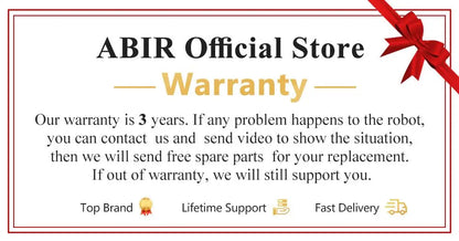 ABIR WD8 Robot Window Vacuum Cleaner – Dual Ultrasonic Spray, APP & Remote Control, Smart Home Glass Mop & Auto Wall Cleaning Robot
