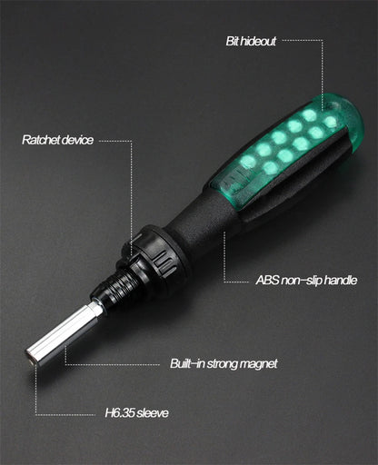 Magnetic Screwdriver Bit Set – Multi-Function Phillips Hand Tool Kit for Home & Car Repair