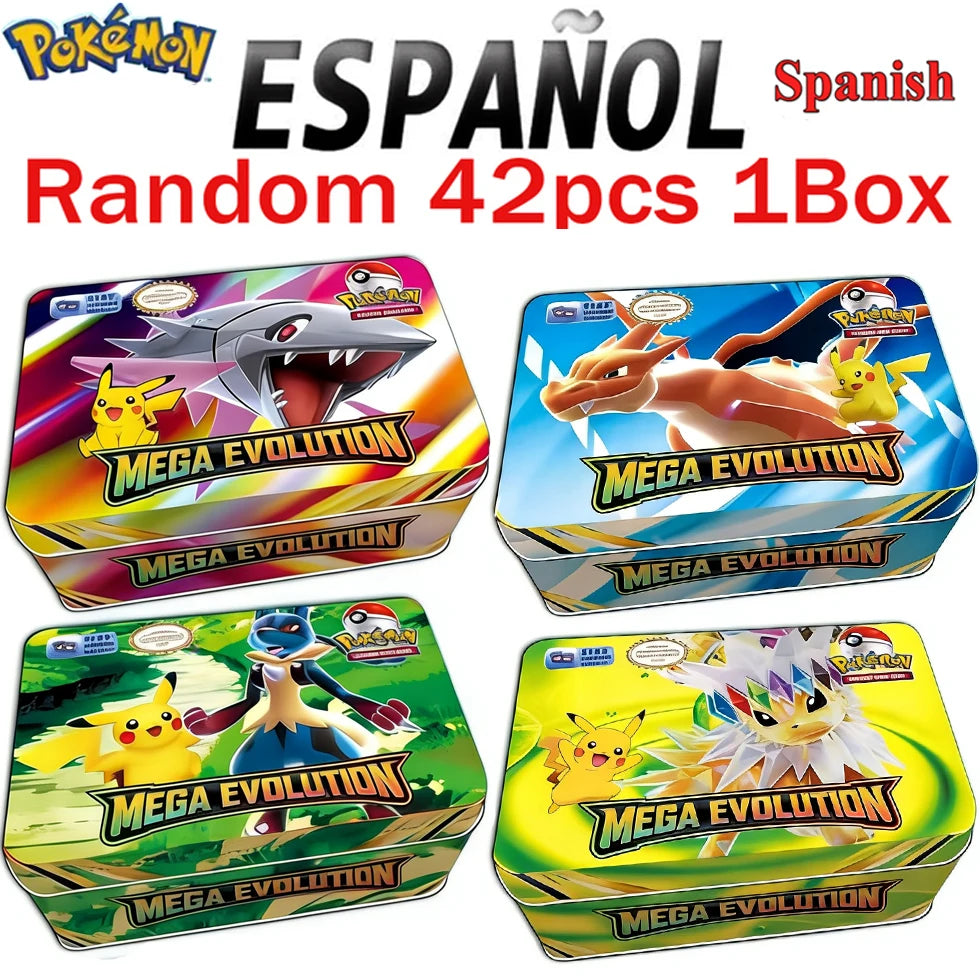 Pokémon Mega Evolution 42-Piece Card Set - Lost Origin Battle Cards, Anime Trading Card Box & Kids’ Collectible Game Toys