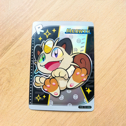 Holographic 59PCS Chibi PokeBaBy Pokemon Cards – DIY Cute Shiny 1996 Anime Collection with Gengar & Charizard
