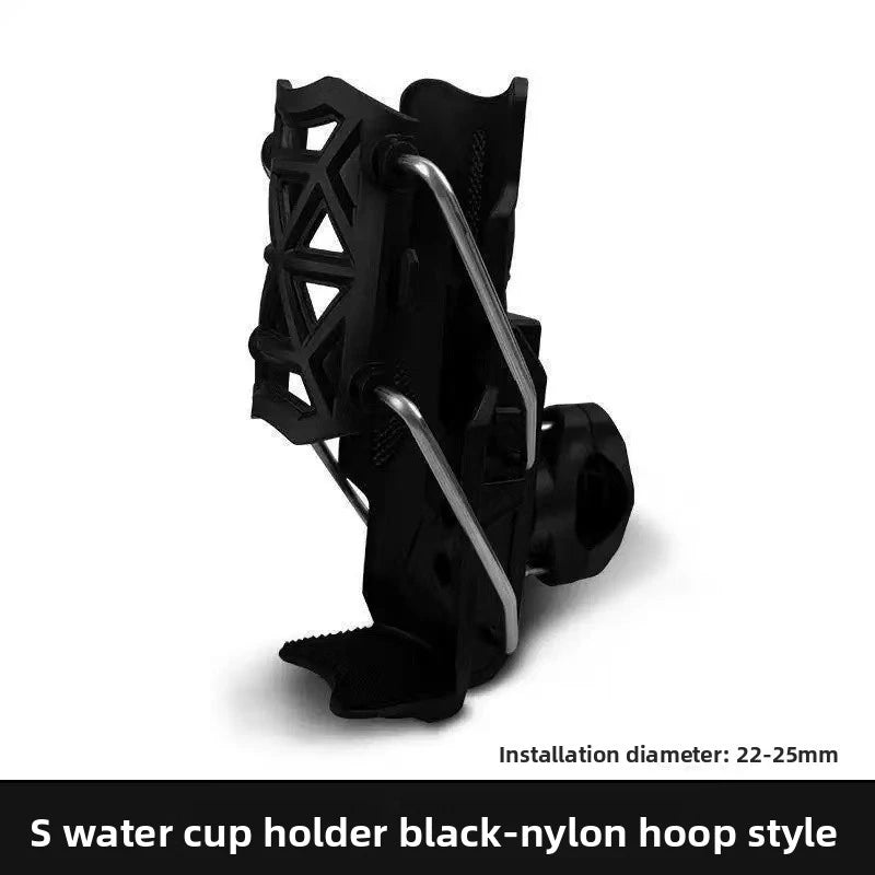 360° Adjustable Motorcycle & Bike Handlebar Cup Holder – Universal Water Bottle Cage Mount for MTB, Road Cycling & Motorbikes
