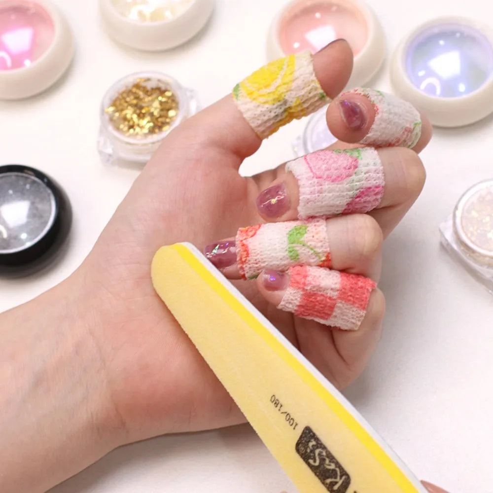 Flex Nail Finger Protection Bandage - Star Heart Self-Adhesive Wrap, Breathable and Protective Manicure Tool