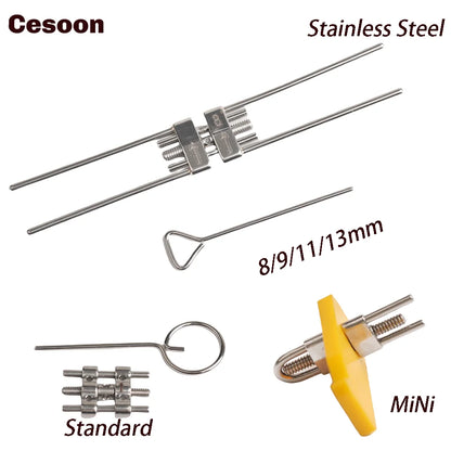 Dental Expansion Screw Ortho Expander – Rapid Palatal Tool with Swivel Keys for Orthodontic Frame (8/9/11/13mm)