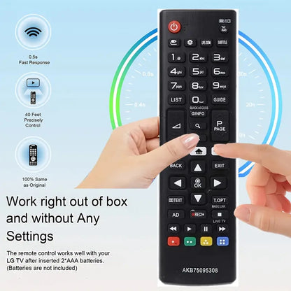 AKB75095308 Universal Remote Control for LG TV Models 32LJ610V, 43UJ634V, 49UJ634V, 55UJ634V, 65UJ634V & More