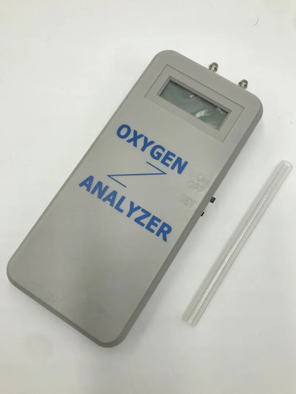 Smart Battery Oxygen Analyzer - Portable LCD Oxygen Purity & Flow Meter for Oxygen Concentrators