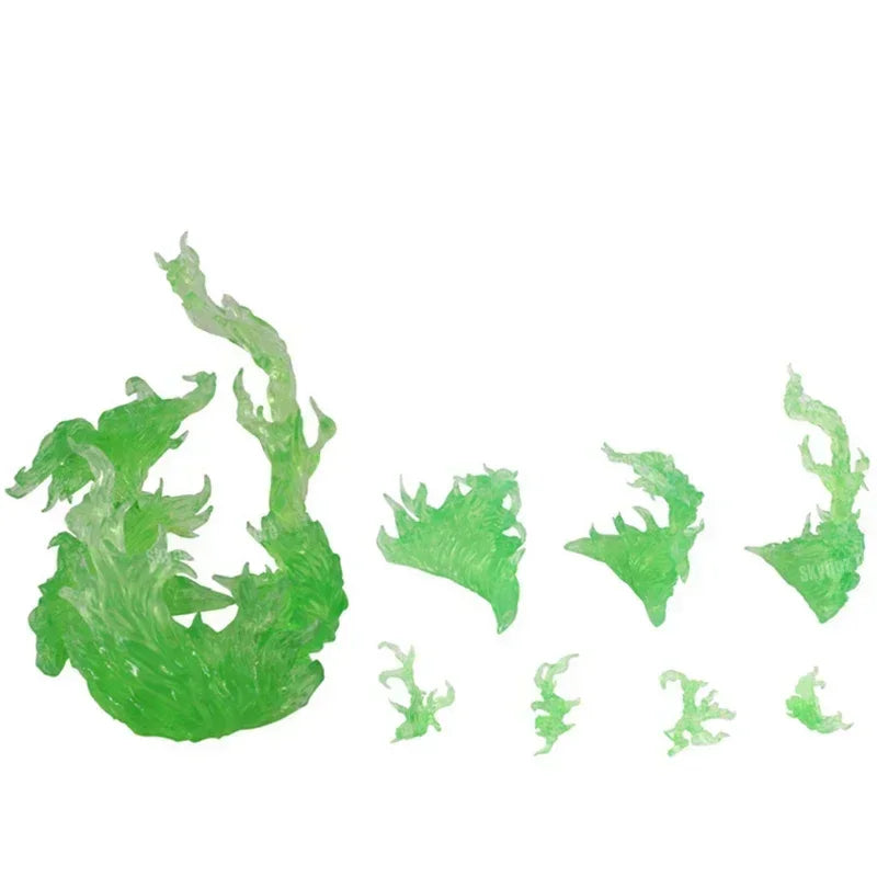 Whirlwind Flame & Ice Special Effects Model Stand — Luffy Figure DIY Accessories Movable Display Base