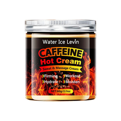 60g Caffeine Thermal Massage Cream - Nourishing & Moisturizing Face and Body Firming Cream for Massage and Fitness Routines