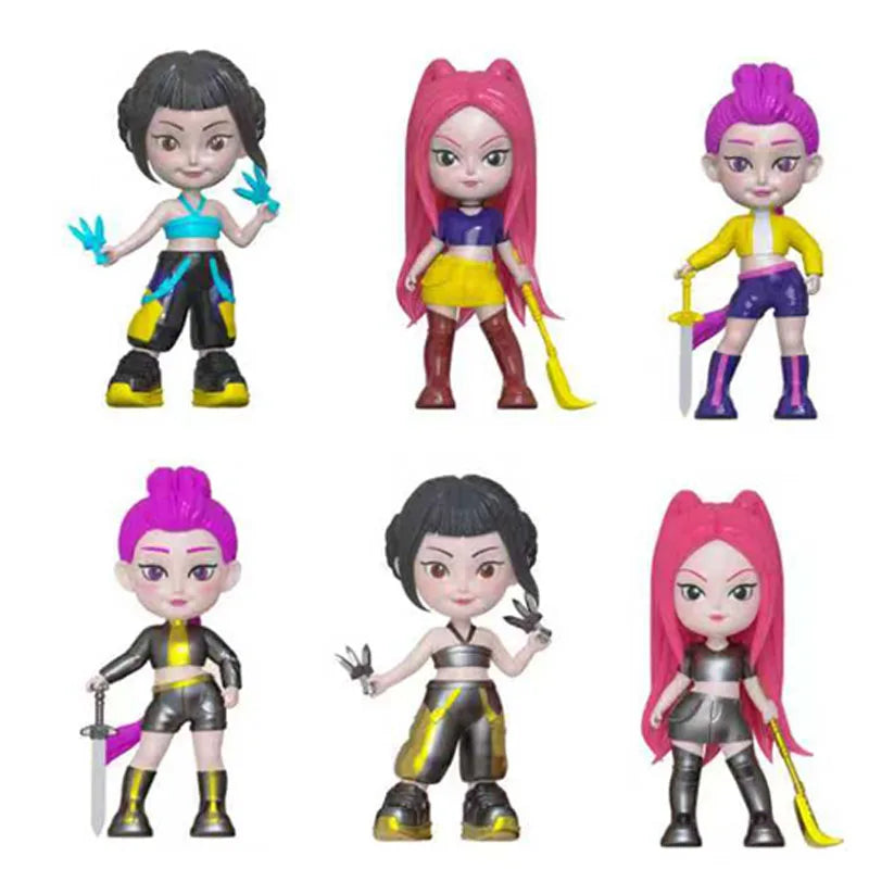 2025 KPop Devil Hunter Blind Box Vinyl Toy — Rumi Mira Zoi Anime Character Collectible Doll & Birthday Gift
