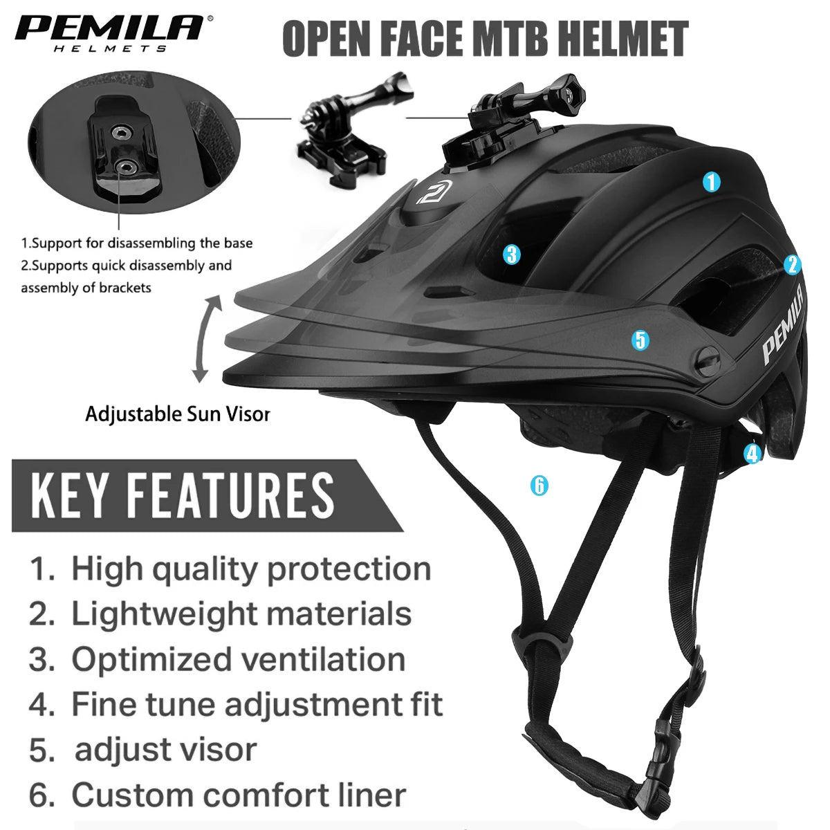 Ultralight Cycling Helmet – Road & MTB Safety Cap for Men & Women, Integrally-Molded Racing Bike Equipment