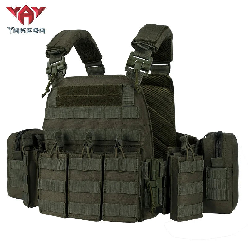 YAKEDA Quick-Disassembly Training Vest – Detachable, Expandable, Comfortable, Breathable, Wear & Tear-Resistant