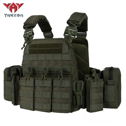 YAKEDA Quick-Disassembly Training Vest – Detachable, Expandable, Comfortable, Breathable, Wear & Tear-Resistant