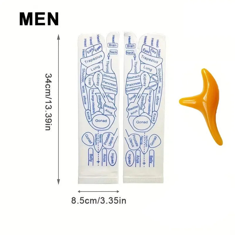Acupressure Foot Massage Socks – Reflexology & Physiotherapy for Tired Feet Relief