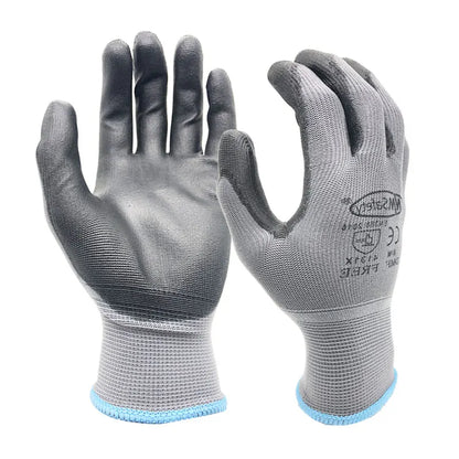 24Pcs/12Pairs Professional Protective Gloves – CE EN388 Certified Nylon Gloves for Men & Women, Construction & Garden Work